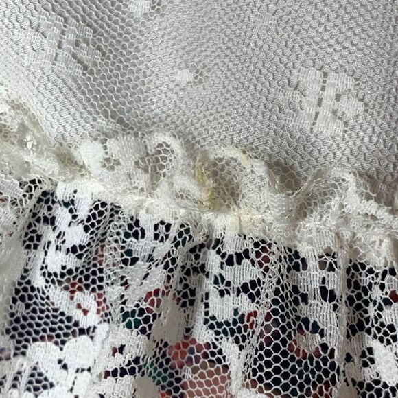 Vintage Somersaults Girls Flower Print Dress - Picture 6 of 12